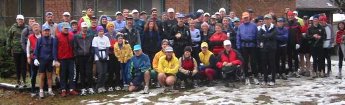 Group shot before the 2002 Fat Taffy Kiss 50 km