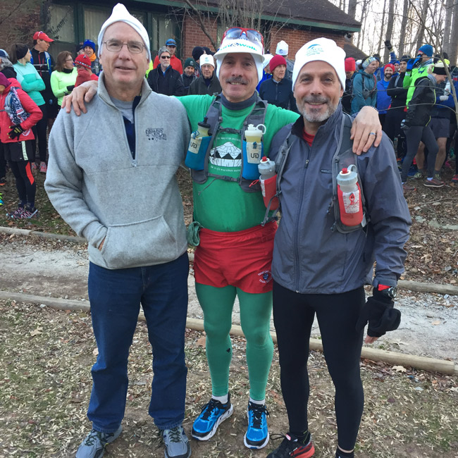 Anstr Davidson, Joe "President for Now" Clapper, and Steve Boutillier at the start of the 2016 MGM