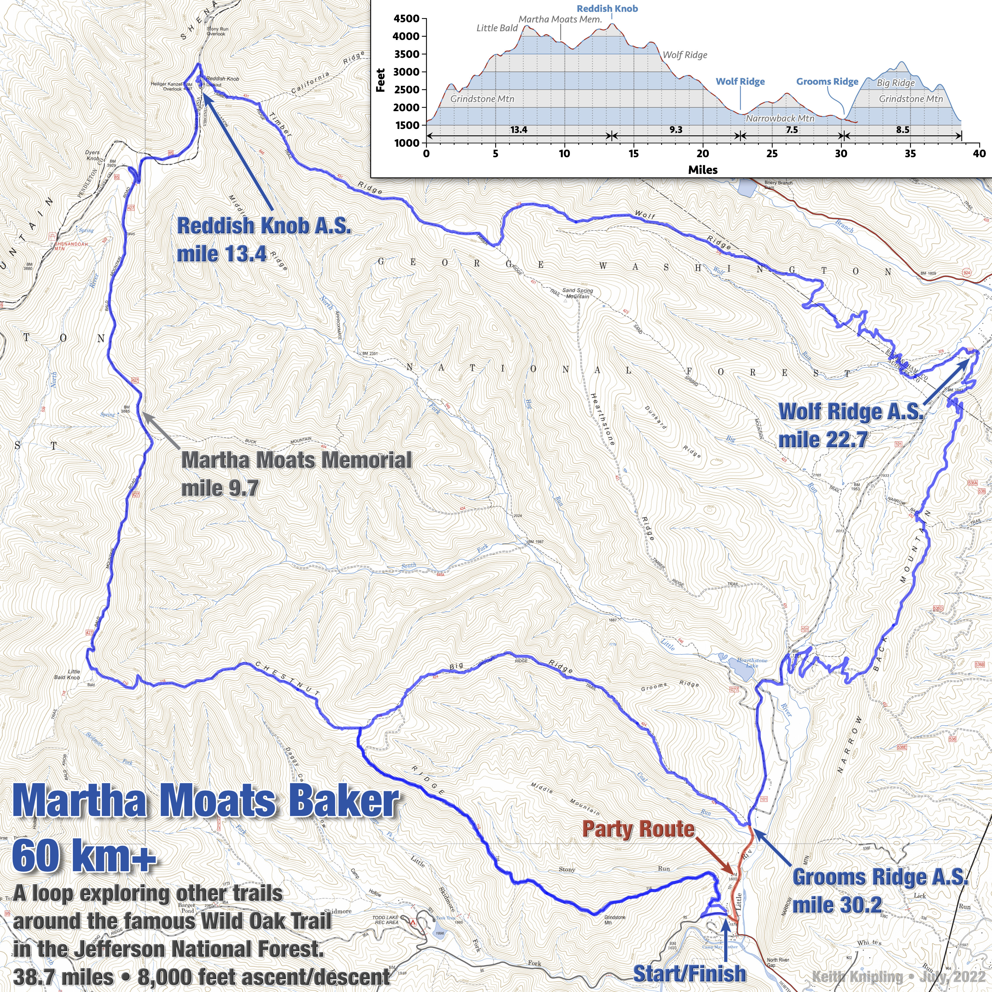 Martha Moats Baker map