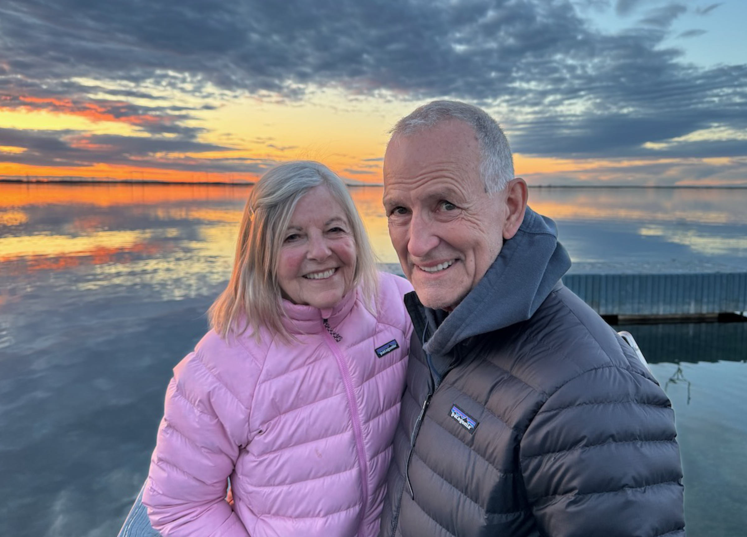 Pam and Alan in New York after the 2024 solar eclipse