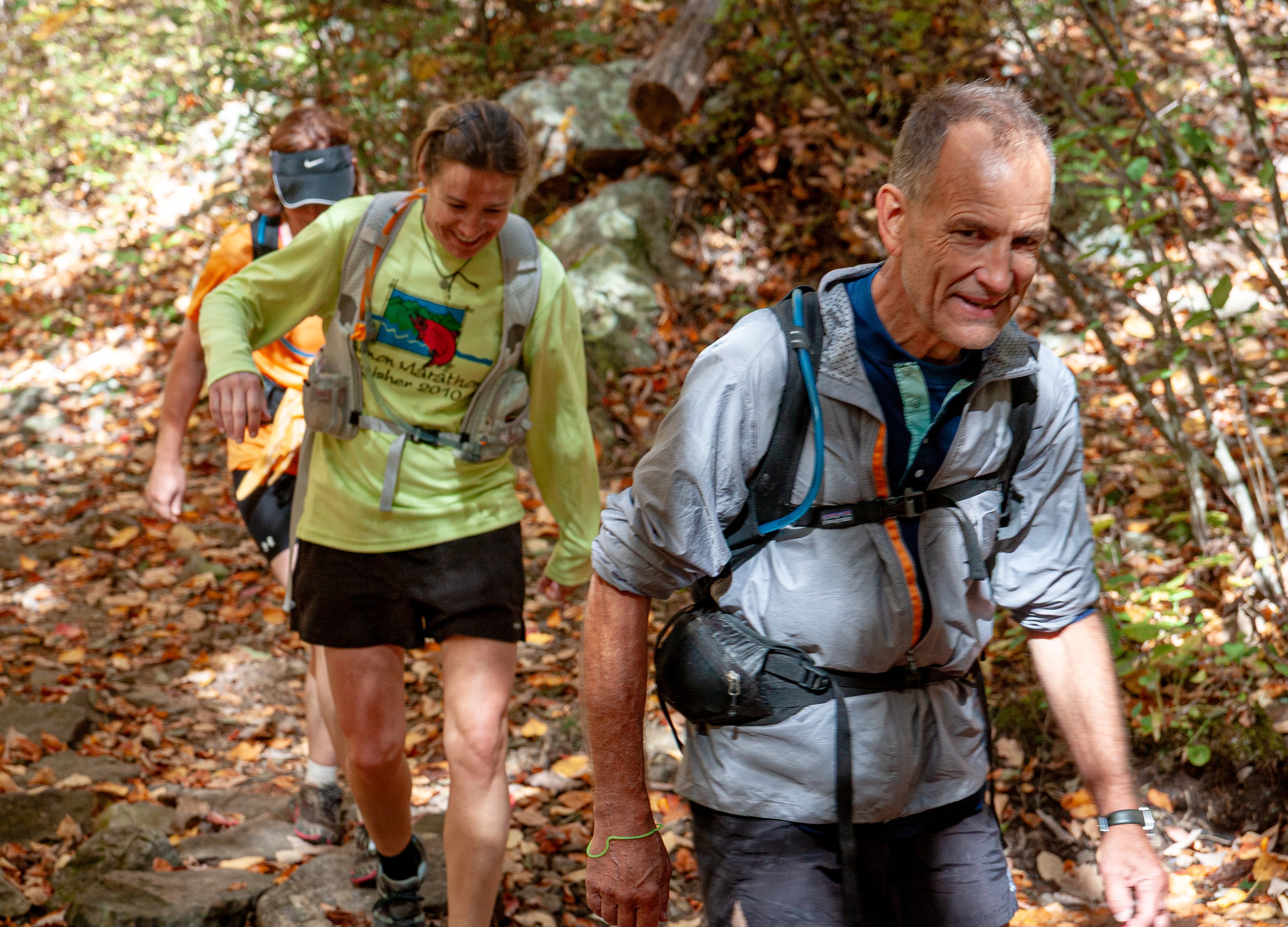 Alan, Rhonda Stricklett, and Beth Weisenborn at the 2010 SMUT run