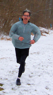 Joe Clapper, winner of the inaugural Hashawha Hills 50 km