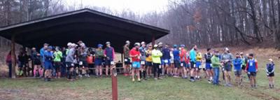 Start of the 2018 Hashawha Hills 50 km