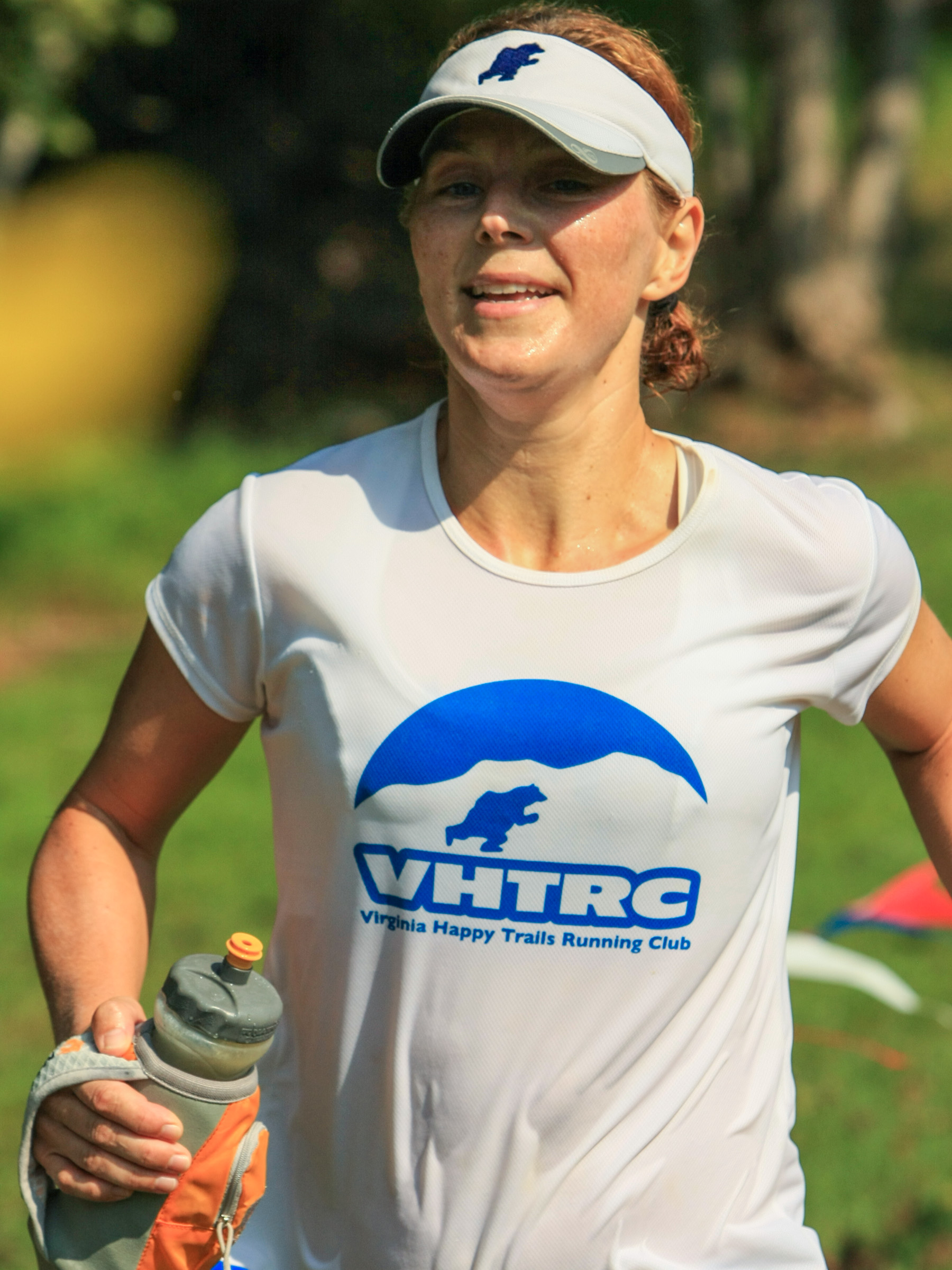 Kirstin Corris finishing the 2011 Women’s Half Marathon