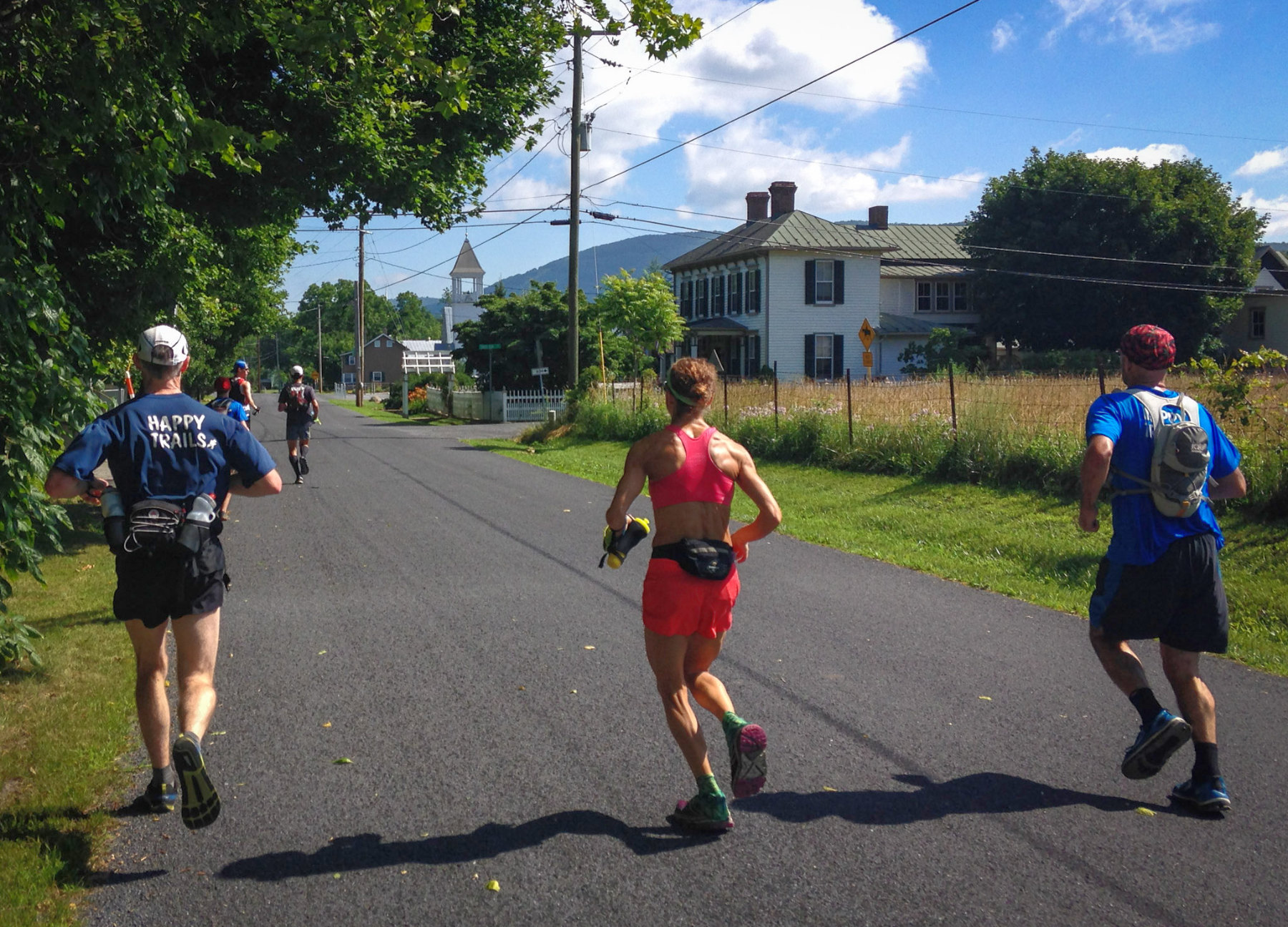 Running into Browntown during the 2014 run